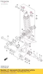 Suzuki 6222620900 junta antipolvo - Lado inferior