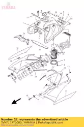 Here you can order the tank air guide from Yamaha, with part number 5VKF137Y0000: