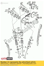 Aprilia AP0253551, Pad 3.1, OEM: Aprilia AP0253551