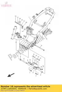 yamaha 2CMF116A0000 blijf 1 - Onderkant