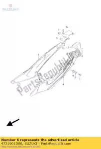 suzuki 4721901D00 protettore, cornice - Il fondo