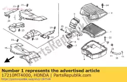 luchtfilter van Honda, met onderdeel nummer 17210MT4000, bestel je hier online: