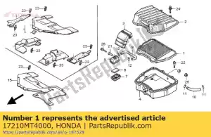 honda 17210MT4000 luchtfilter - Onderkant