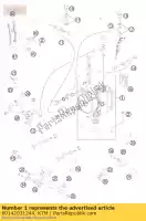 60142031244, KTM, Abs-module incl. ondersteuning 08 ktm adventure 990 2006 2007 2008 2009 2010 2011 2012, Nieuw