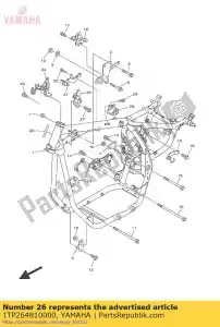 yamaha 1TP264810000 houder, 2 - Onderkant