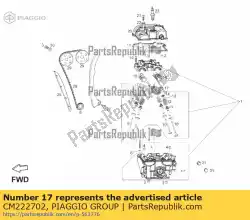 Ici, vous pouvez commander le godet de poussoir de soupape 2,25 auprès de Piaggio Group , avec le numéro de pièce CM222702: