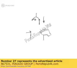 Qui puoi ordinare sensore di livello dell'olio da Piaggio Group , con numero parte 867531: