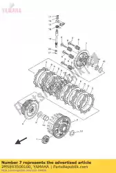 Aquí puede pedir placa de presión culo de Yamaha , con el número de pieza 2MSE63500100: