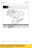 497489, Aprilia, Thermal group service gasket kit x8 400, New