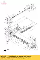 5UG461601200, Yamaha, vooras tandwielkast comp. yamaha yxr 450 660 2005 2006 2007, Nieuw