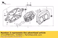 37110MBTD51, Honda, assy case, supérieur honda xl varadero v va xl1000v xl1000va 1000 , Nouveau