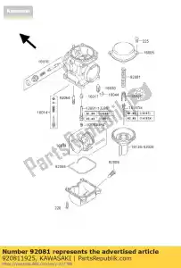 Kawasaki 920811925 spring,vacuum valve - Bottom side