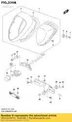 Here you can order the lamp assy,licen from Suzuki, with part number 3591014F01: