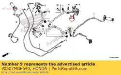 Ici, vous pouvez commander le rondelle à vis, 5x20 auprès de Honda , avec le numéro de pièce 90507MGE640: