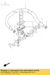 Aquí puede pedir palanca, grifo de combustible de Suzuki , con el número de pieza 4430638A00: