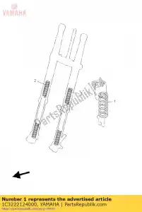 yamaha 1C3222124000 primavera - Lado inferior