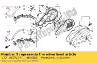 17212GEV760, Honda, selo, filtro de ar honda nps zoomer  nps50 50 , Novo