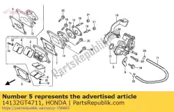 Tutaj możesz zamówić uszczelka a, trzcina val od Honda , z numerem części 14132GT4711: