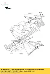 Qui puoi ordinare collare da Suzuki , con numero parte K921431196: