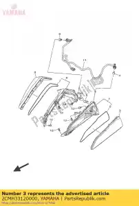 yamaha 2CMH33120000 soczewka, migacz - Dół