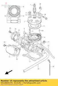 suzuki 0910808144 semental - Lado inferior