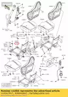 110567917, Kawasaki, 01 support kawasaki krf800 teryx le krt800 teryx4 800 , Nouveau