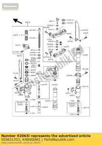 Kawasaki 920631353 jet-main, # 110 - Dół