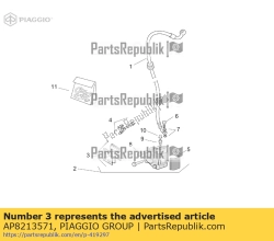 Aprilia AP8213571, Remblokken, OEM: Aprilia AP8213571