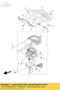 yamaha 11C835000200 zestaw mierników - Dół