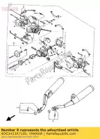 4DG1423A7100, Yamaha, jato, principal # 102.5 yamaha xj xjs diversion xjn 600, Novo