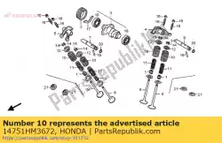 Aqui você pode pedir o nenhuma descrição disponível no momento em Honda , com o número da peça 14751HM3672: