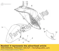 5982890090, Piaggio Group, mudguard     , New