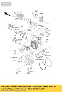 kawasaki 920491026 joint d'huile, s-901159hs z1300-a3 - La partie au fond