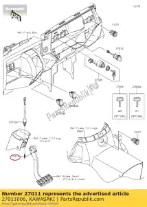 Kawasaki 27011006 lámpara de freno de resorte sw - Lado inferior