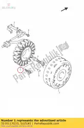 Ici, vous pouvez commander le stator assy auprès de Suzuki , avec le numéro de pièce 3210117G13: