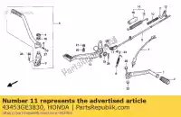 43453GE3830, Honda, articulación, brazo de freno honda nsr s (p) netherlands / bel 50 1989 1993 1994, Nuevo