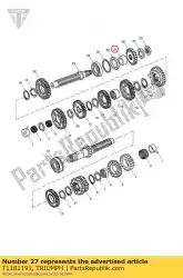 Tutaj możesz zamówić r? Kaw dystansowy od Triumph , z numerem części T1181191: