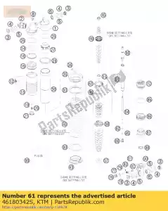 ktm 46180342S spindel d=18 lc=159 cpl. - Bottom side