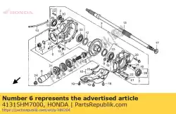 Qui puoi ordinare pignone, giunto da Honda , con numero parte 41315HM7000: