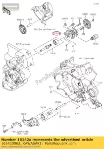 kawasaki 161420062 couvercle-pompe, huile, rh klx450a9f - La partie au fond