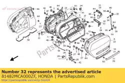 Tutaj możesz zamówić formowanie, l. Rr. Antyklina od Honda , z numerem części 81482MCA000ZF: