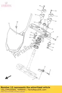 yamaha 1SL234420000 support, poignée inférieure - La partie au fond