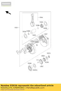 kawasaki 920261279 distanziale, 40x60x1,5 kl650-a1 - Il fondo