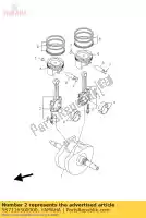 5S7116500000, Yamaha, drijfstang assy yamaha  xvs 950 2009 2010 2011 2012 2014 2015 2016 2017 2018 2019 2021, Nieuw