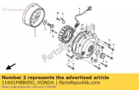 11641MBB000, Honda, copertina, a.c. generatore honda vtr  sp2 fire storm f sp1 vtr1000f 1000 , Nuovo