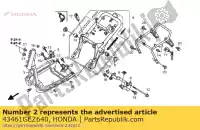 43461GEZ640, Honda, guía, rr. cable de freno honda nps zoomer  nps50 50 , Nuevo