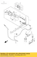 6910003890, Suzuki, Pastiglie dei freni suzuki uh 125 200 2007 2008 2009 2010, Nuovo