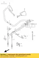 5611110FA0, Suzuki, guidon suzuki vl 1500 2005 2006, Nouveau