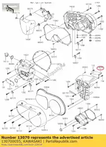 kawasaki 130700055 prowadnica paska vn900b6f - Dół