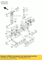 420361076, Kawasaki, sleeve,tie rod,upp er250-b1 kawasaki gpx gpz zx zxr zz r 250 305 400 500 550 600 1985 1986 1987 1988 1989 1990 1991 1992 1993 1994 1995 1996 1997 1998 1999, New